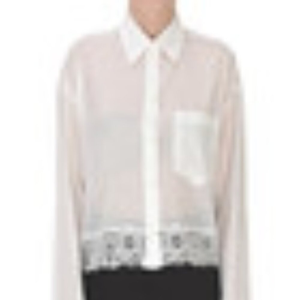 New. Gorgeous 100% Cotton EAC-Camicia Cannes Mussola: Size 46 - Picture 13 of 14